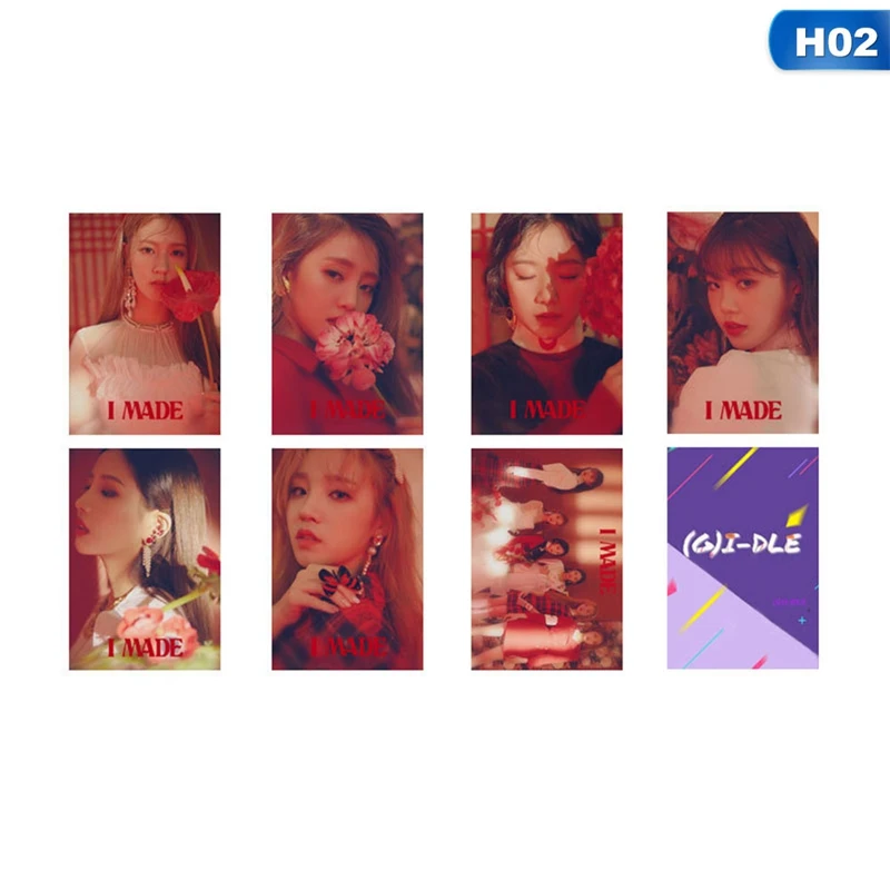 7 шт./компл. KPOP GIDLE (G)I DLE Senorita I MADE альбом LOMO Cards K POP Новая модная самодельная бумажная