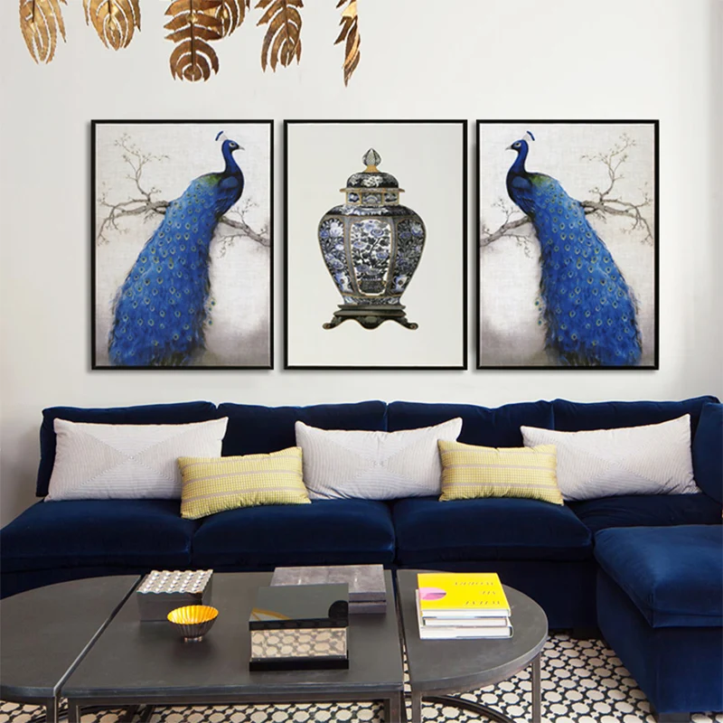 Скандинавский современный минимализм художественная зона принты животных