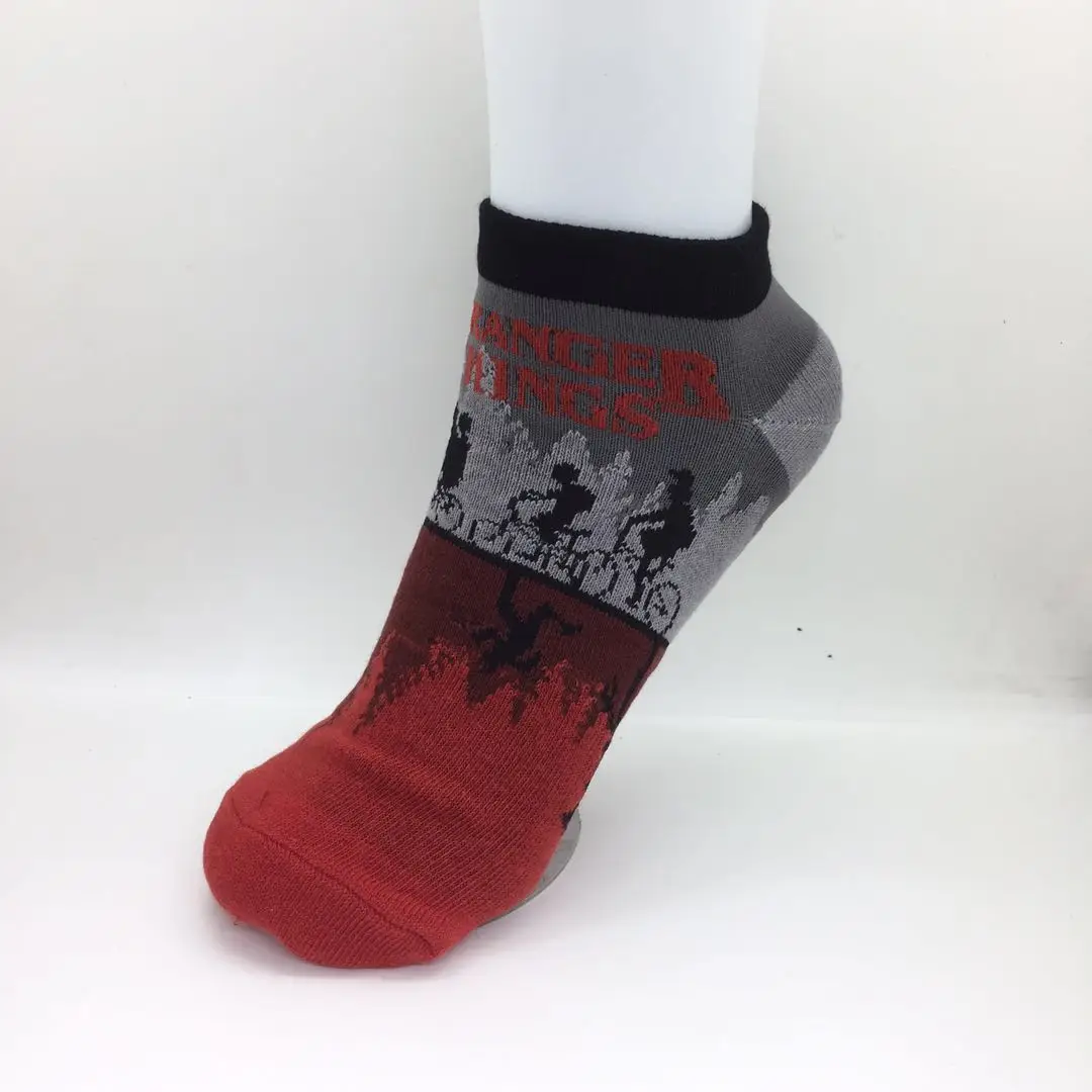 Модные милые носки по щиколотку Короткие для странных вещей Платье