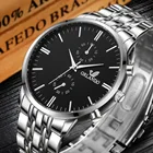 Роскошные брендовые европейские и американские мужские спортивные модные деловые часы Orlando, серебристые мужские часы с ремешком из нержавеющей стали