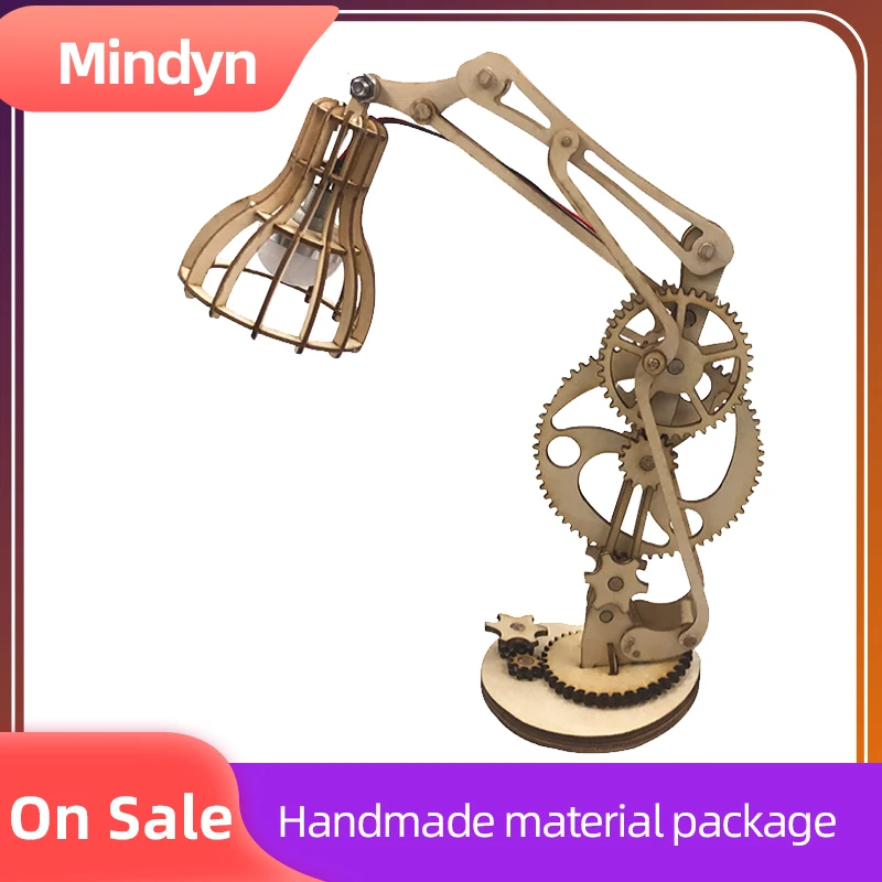 Manualidades DIY деревянная лампа паровой производитель обучающий ручной материал