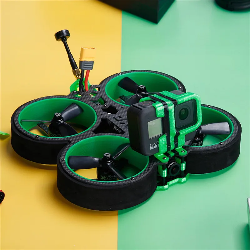 Квадрокоптер iFlight Green Hornet 3 дюйма 142 мм 300 МВт VTX encex E Mini F4 Caddx EOS2 CineWhoop FPV Racing Drone