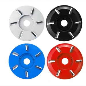 ALLSOME 90 мм Деревообработка резьба по дереву дисковый инструмент шестизубное лезвие для 16 мм Диафрагма угловая шлифовальная машина HT2877