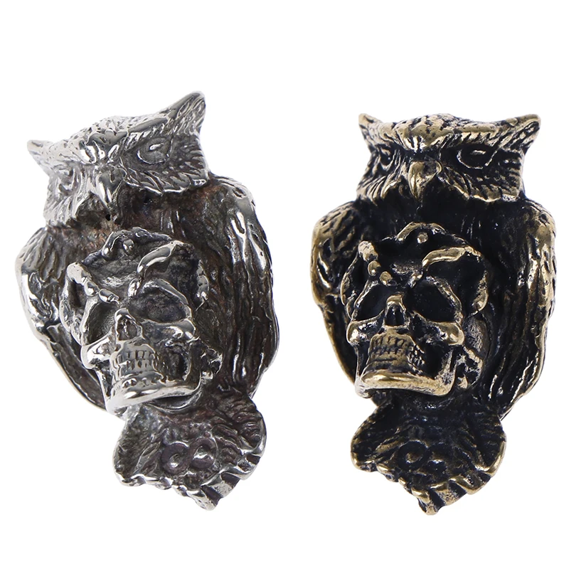 Титановые Ретро латунные бусины для ножей шнурки подвески веревка шнур