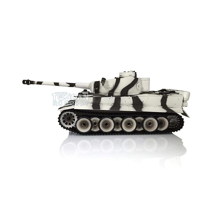 Heng Long 1/16 Scale TK7.0 пластиковый Tiger I RC Tank 3818 стальная коробка передач отдача ствола