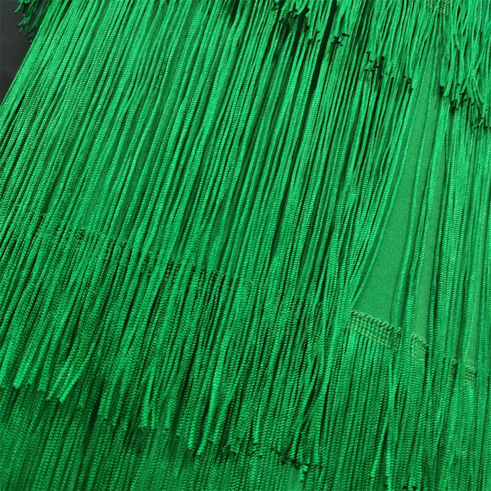 Облегающие Юбки-миди с кисточками привлекательная зеленая облегающая юбка