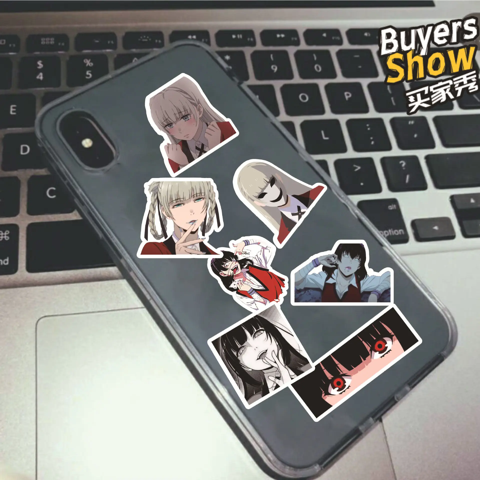 

50 pcs pack Japanese anime Kakegurui Stickers for DIY Scrapbooking Phone Luggage Suitcase Bike Guitar Sticker Toys For Children