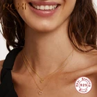 ROXI Романтический драгоценные камни в форме сердца кулон ожерелья для женщин, ювелирные изделия для девушек, подарок 925 стерлингового серебра Колье до ключиц ожерелья