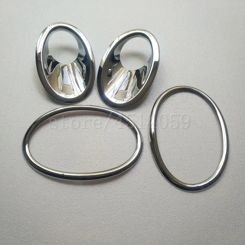 ABS Хромированная передняя противотуманная фара крышка планка для Nissan Dualis Qashqai + 2