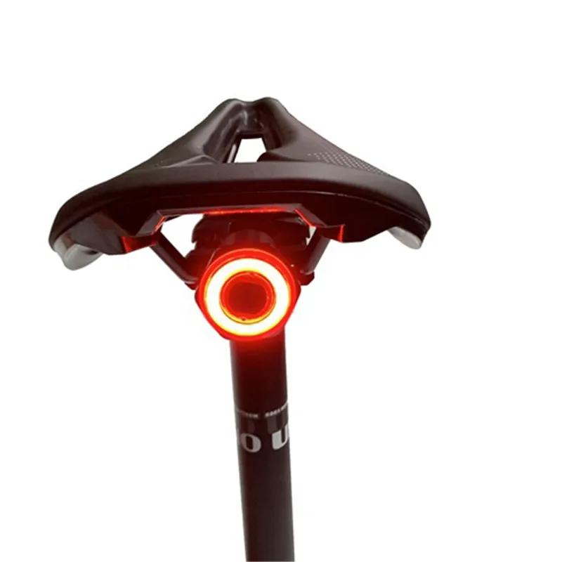 

Зарядка через USB велосипедный светильник интеллигентая (ый) Индукционная Тормозная Хвост светильник горный велосипед ночной езды велосипе...