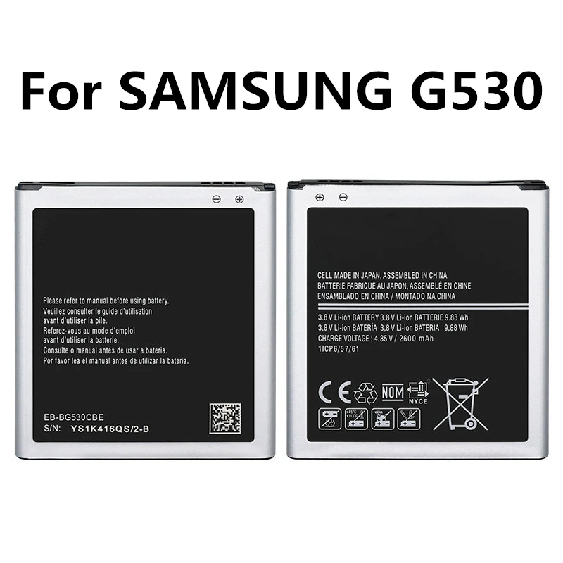 EB BG530CBE BG531BBE Батарея для samsung Galaxy Grand Prime J3 2016 J320F j2 prime G5308W G530 G530H G531F J5 2015|Аккумуляторы