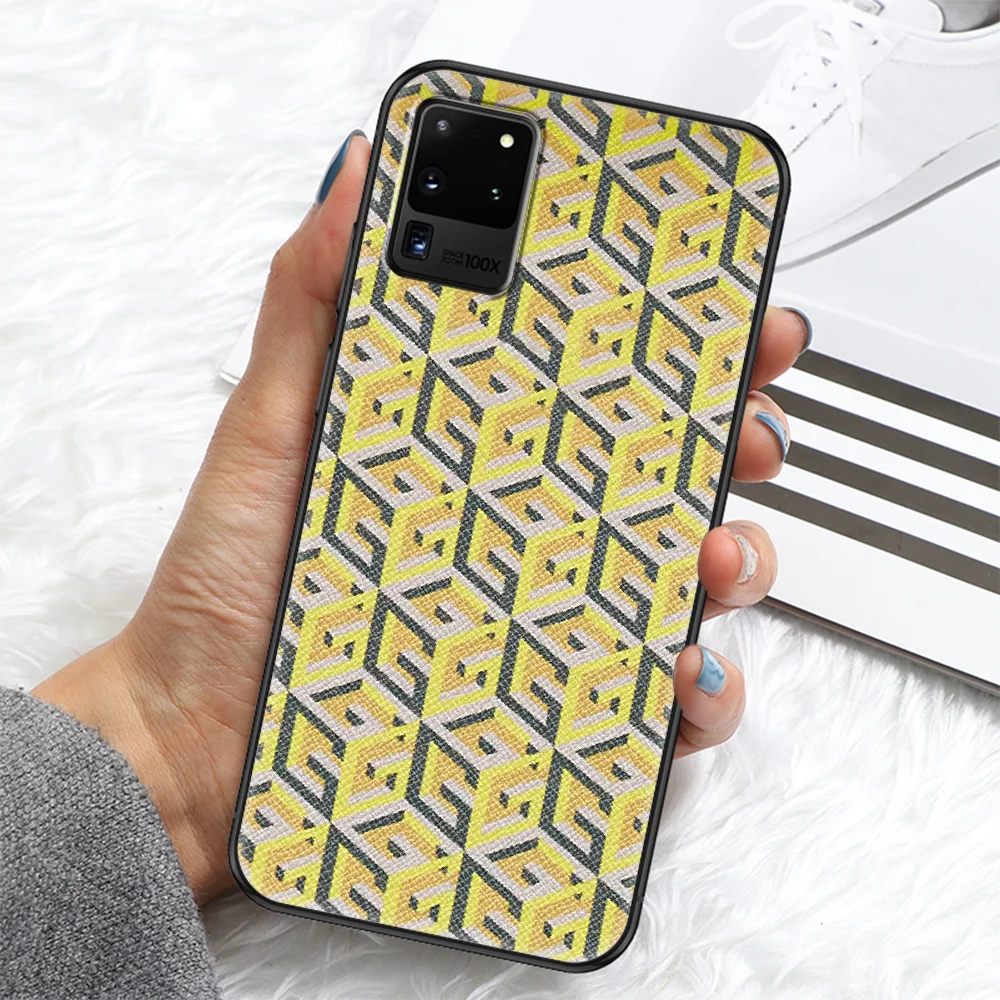 

Fashion guesses Brand Phone case For Samsung Galaxy Note 4 8 9 10 20 S8 S9 S10 S10E S20 Plus UITRA Ultra black art hoesjes