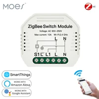 tuya zigbee 3 0 smart light switch module smart lifetuya wireless remote control work with alexa google home for voice control