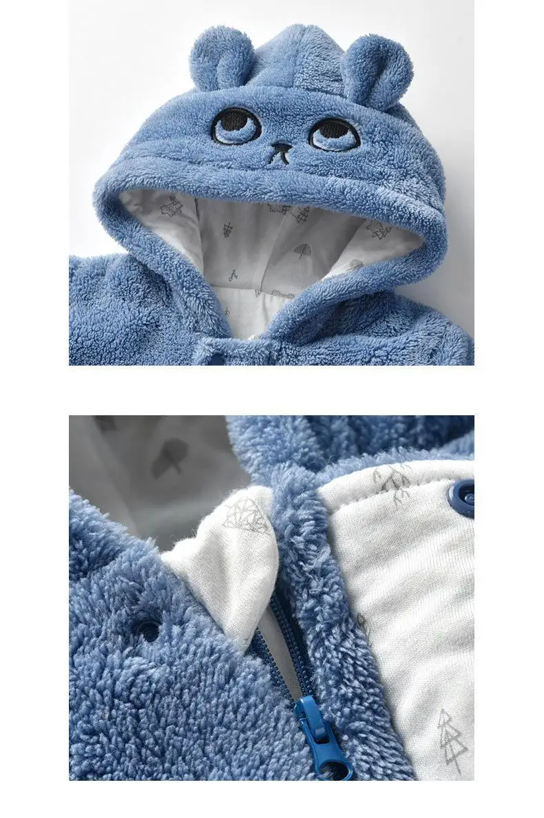 Новинка 2019 года сезон осень-зима хлопковый комбинезон с длинными рукавами для