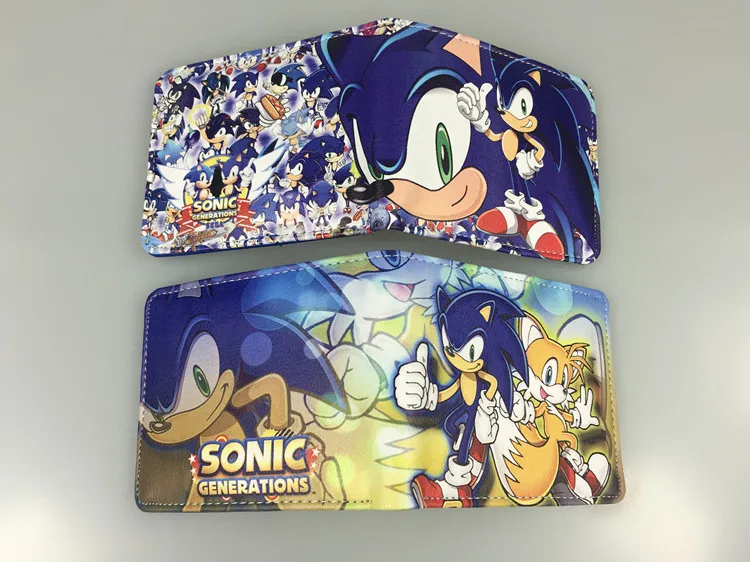 Аниме Супер Соник Ежик Косплей товары мультфильм фигурка бумажник игрушки |