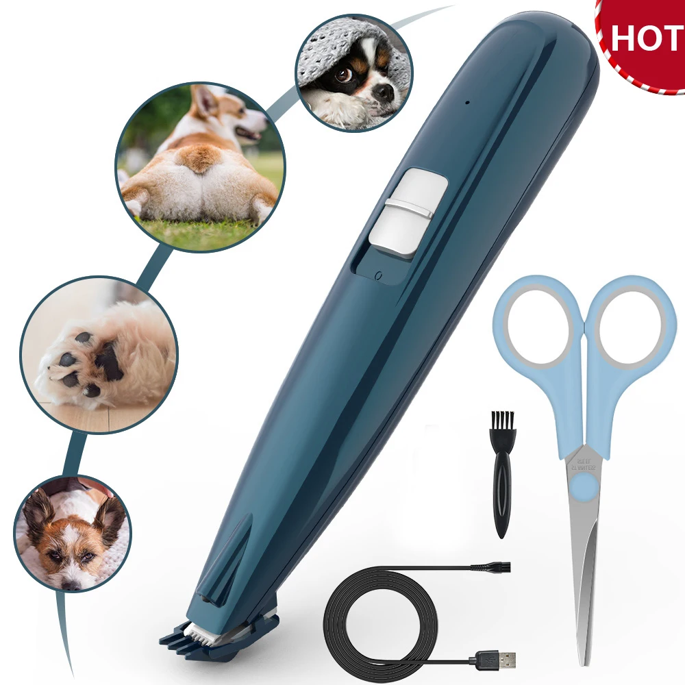 

Dog Grooming Clippers Cordless Cat and Small Dogs Clipper Low Noise Electric Pet Trimmer for Trimming The Hair Around Paws