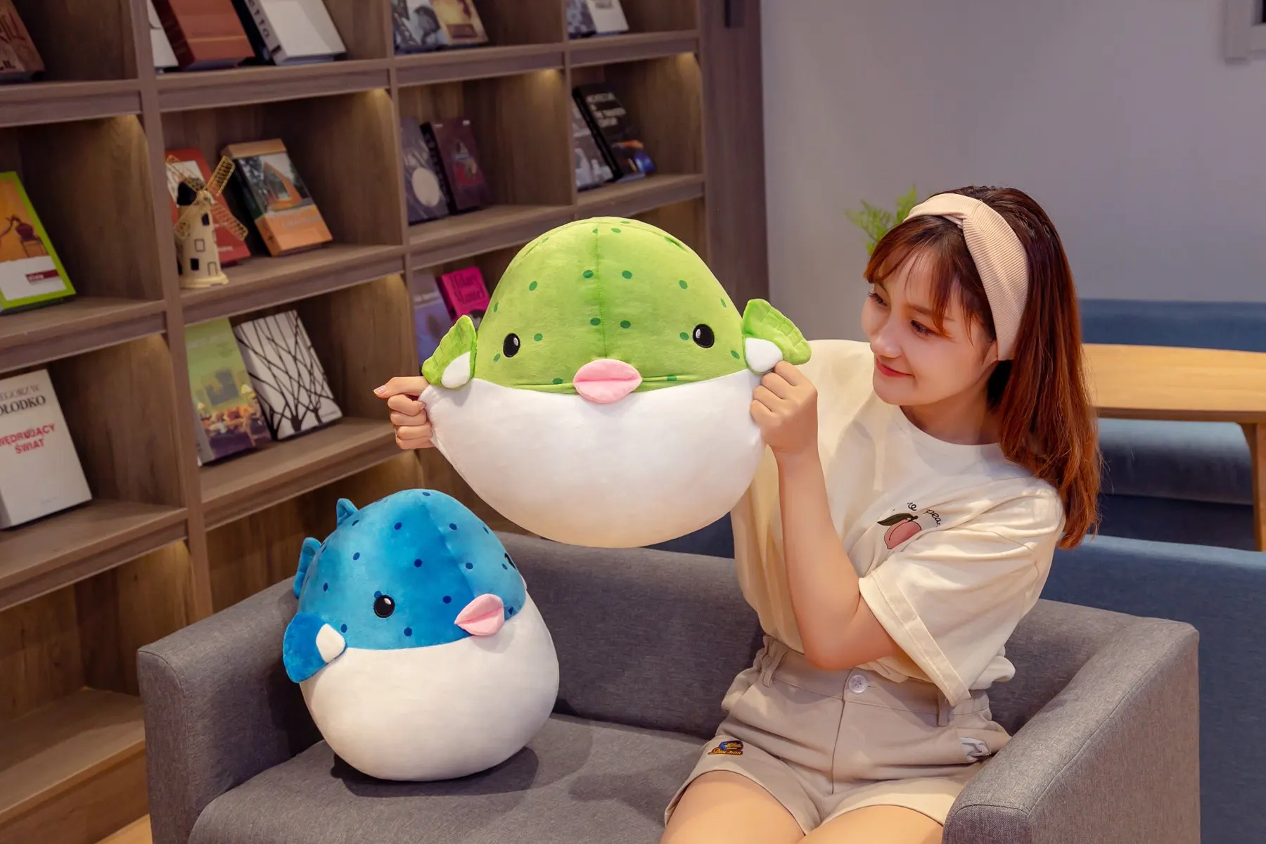 Новинка 30/35 см милые плюшевые игрушки Globefish Мультяшные мягкие морские животные