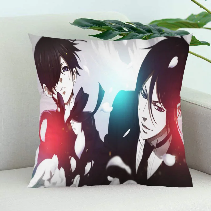 Ботинки в стиле аниме Темный дворецкий декоративная Свадебные наволочки