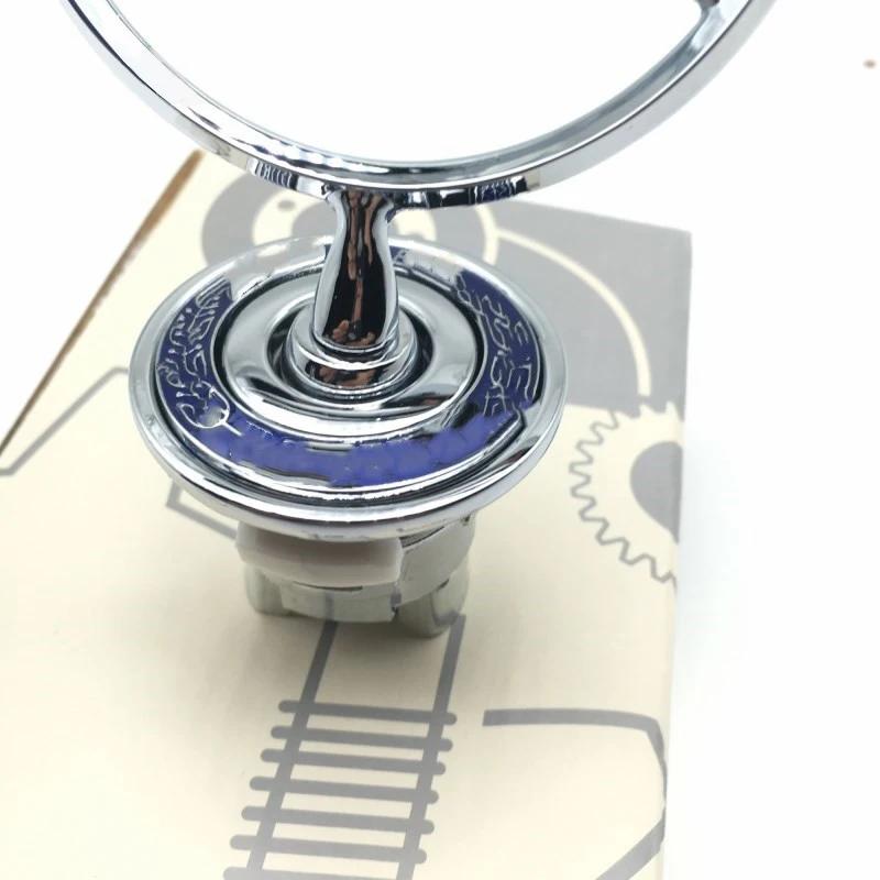 2 шт./металлический синий хром звезда капот логотип эмблема значок украшение 3D