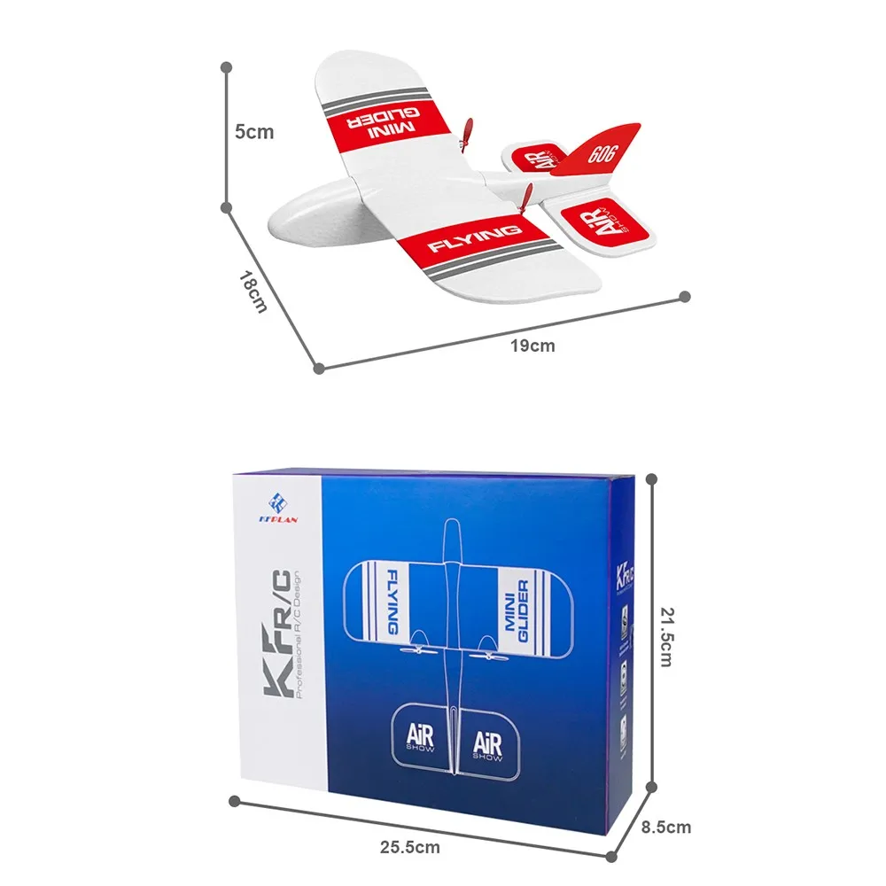 KF606 RC самолет летающий EPP планер из пеноматериала игрушка 15 минут флигт время 2CH