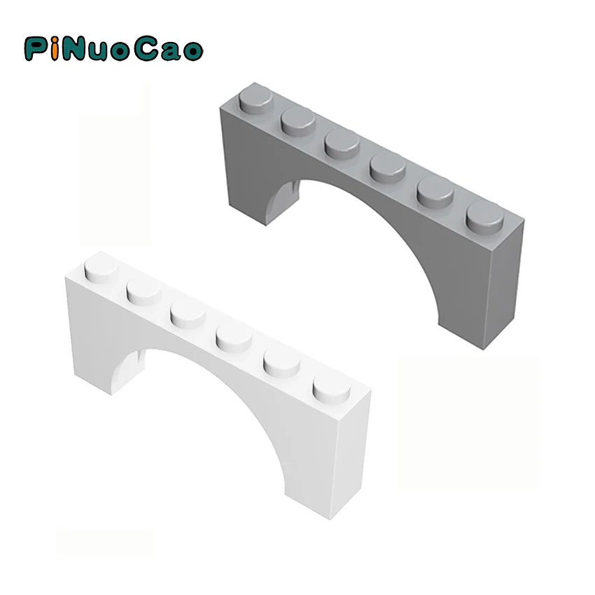 

PINUOCAO 15254 3307 4pcs/lot Brick Arch 1x6x2 Building Blocks MOC Parts DIY Toys For Kids Creative Compatible Major Brands