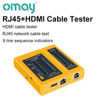 omay network cable tester rj45 rj11 hdmi wire line finder multifunction industrial control elements for rj45 rj11 hdmi