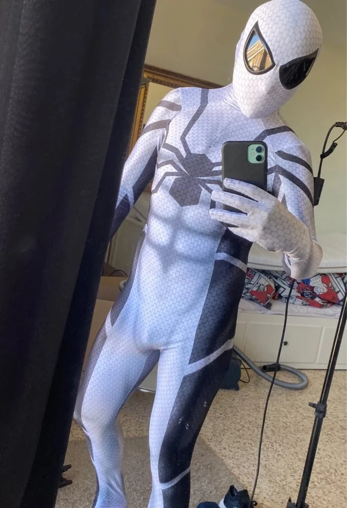 Костюм для косплея черно-белого цвета с 3D-принтом будущее | Тематическая одежда и