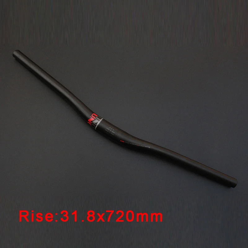 rise 720mm DH/FR/XC руль велосипеда Алюминий сплав горный велосипед руль плоский/талии колеса велосипеда MTB Ласточка один-образный 31.8mmX620/680/700/720 мм - Цвет: rise 720mm