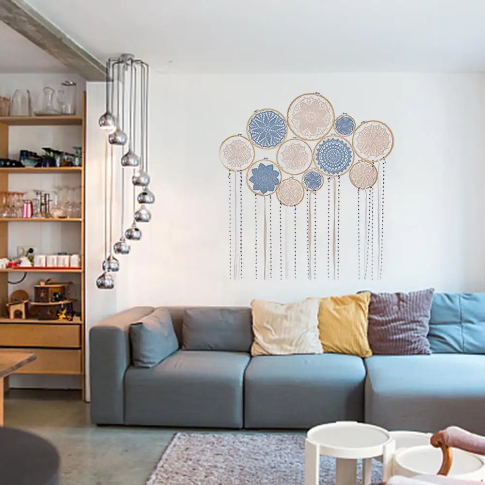 Домашнее настенное украшение сделай сам большой кружевной Ловец снов набор для