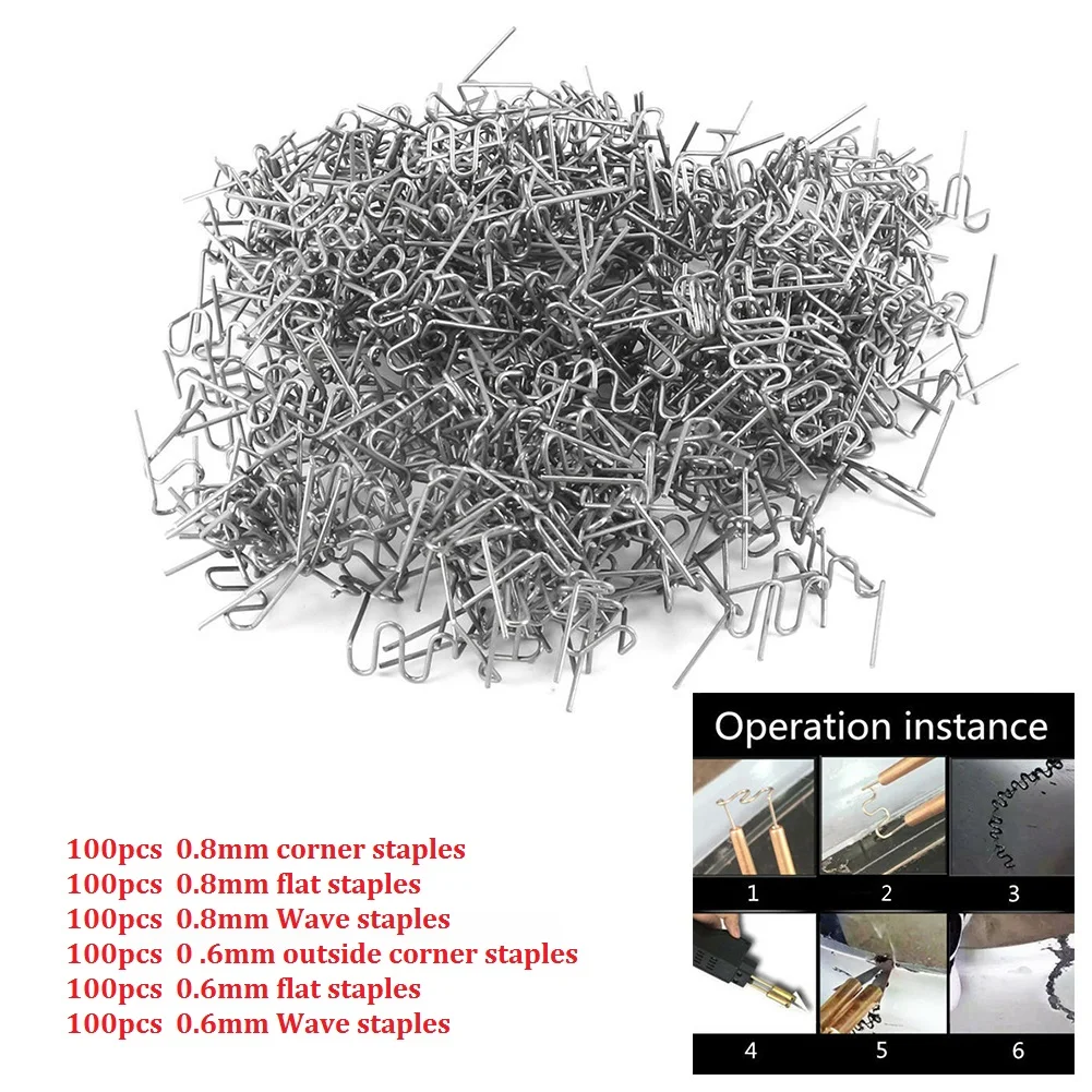 

Hot Sale Staples For Car Bumper Fender Welder Stapler Plastic Repair Kit Welding Nails Tool Accessory