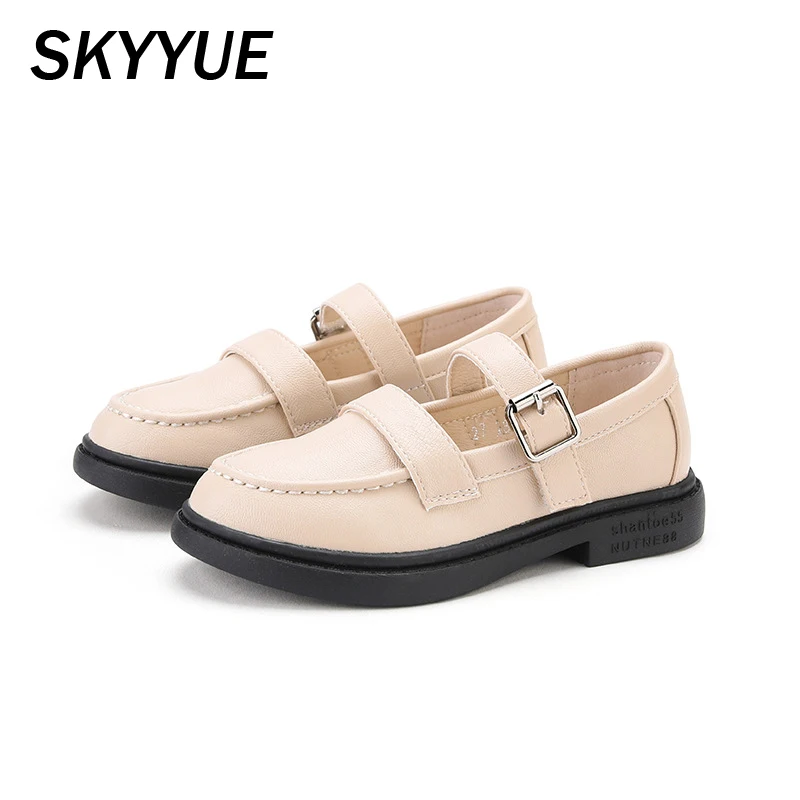 Детские туфли принцессы на весну 2020 детские плоской подошве черные брендовые