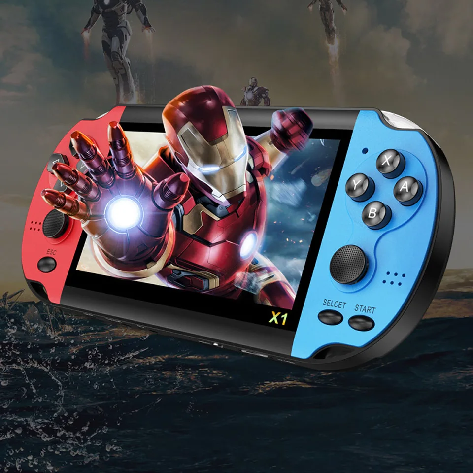 X12 5 1-дюймовые портативные ретро-игровые видеопроигрыватели игровые консоли с