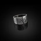 Новинка кольцо с деревом жизни Skyrim викингов из нержавеющей стали серебряного цвета на палец кольца для мужчин и женщин ювелирные изделия подарки на годовщину