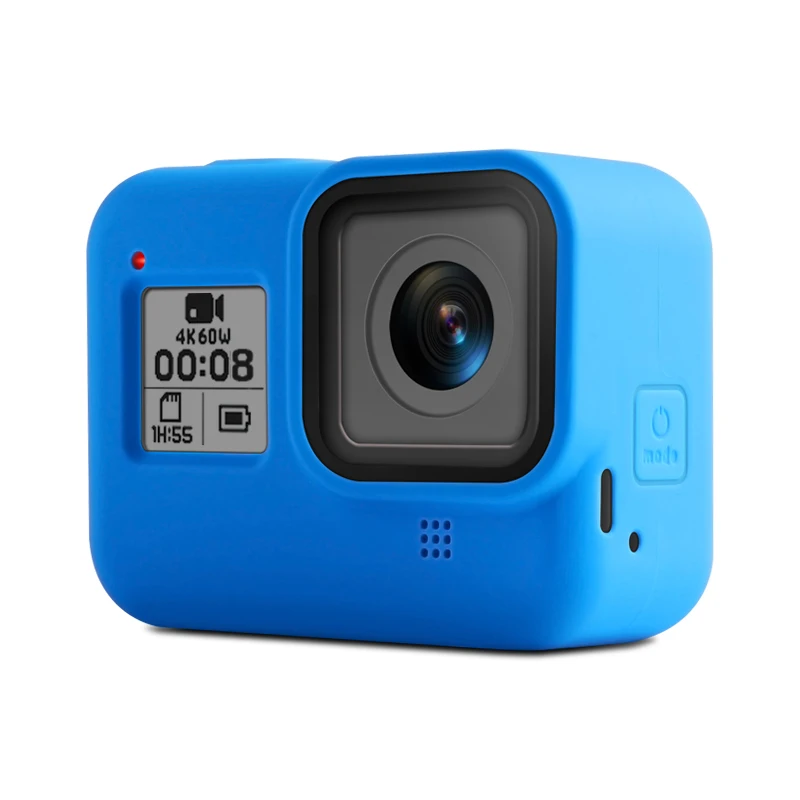 Защитный силиконовый чехол с ремешком на руку для спортивной камеры GoPro 8 аксессуары для спортивных и экшн-видеокамер