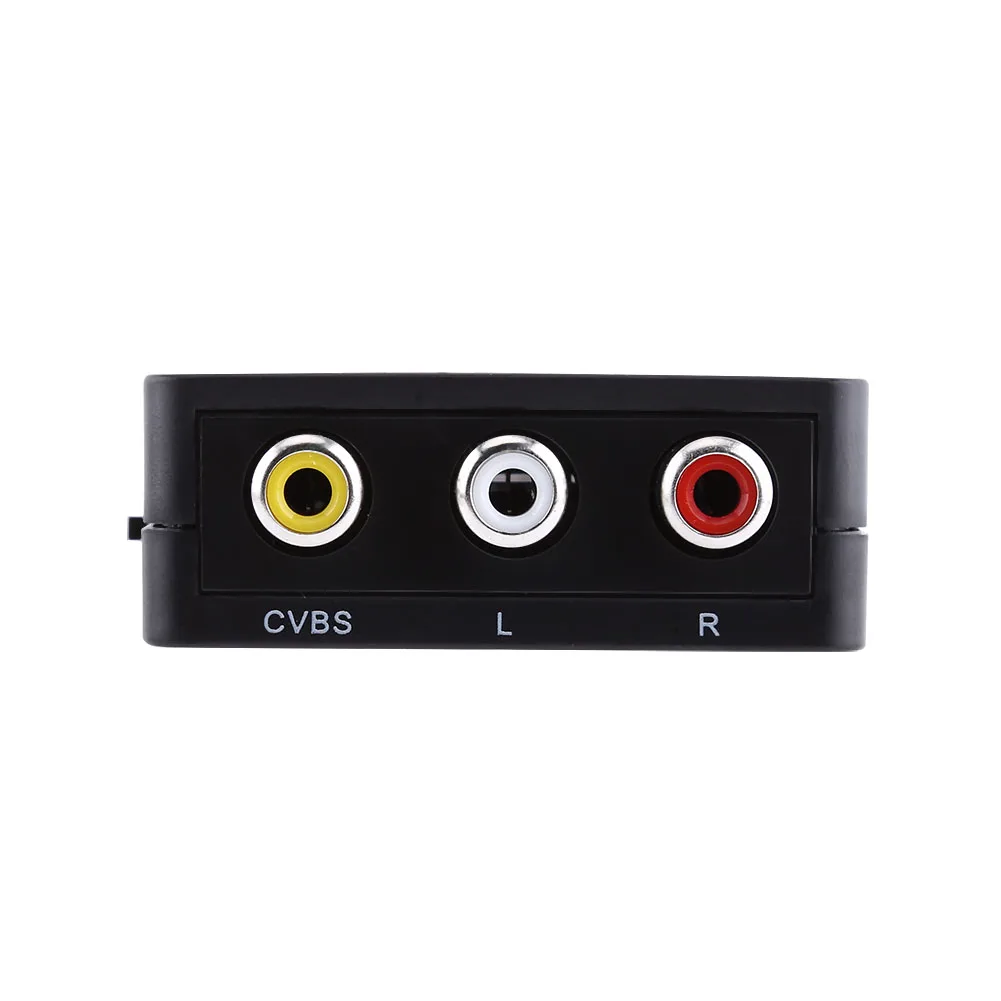 SOONHUA Цифровой HDMI к RCA Композитный Видео Аудио AV CVBS конвертер адаптер Mini сигнала