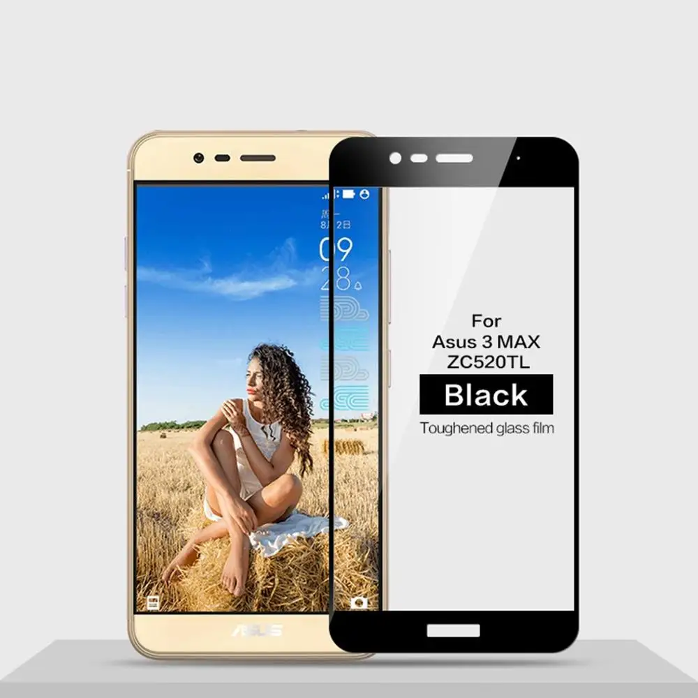 Закаленное стекло 9H на весь экран для Asus ZenFone 3 Max ZC520TL X008D X008 5 2 дюйма Защитная