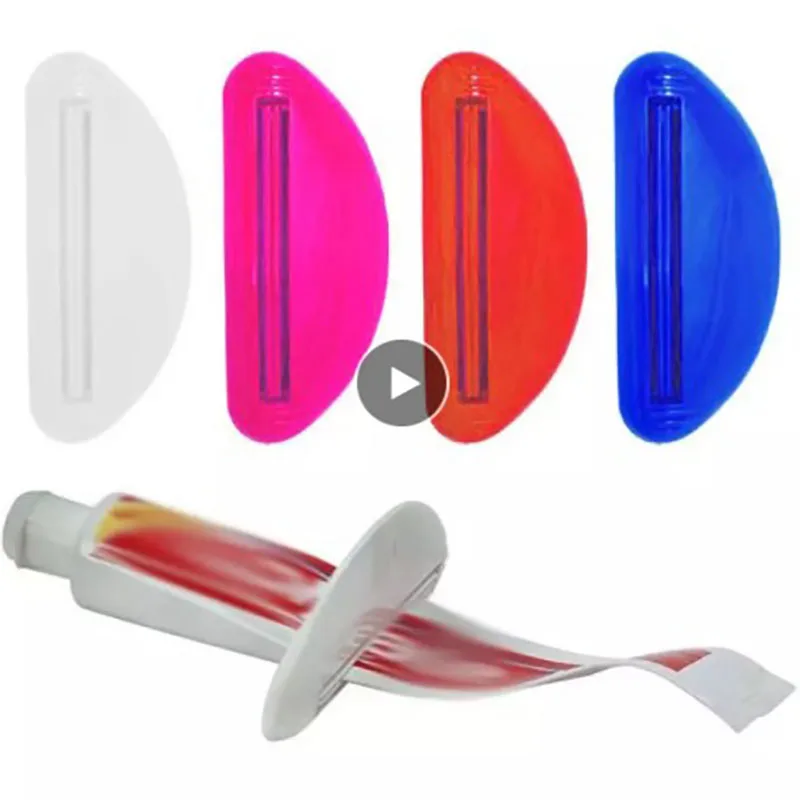 

Диспенсер для зубной пасты, пластиковый держатель для тюбиков, выдавливатель, для ванной комнаты, бытовые товары, портативный инструмент для ванной комнаты, «свободные руки»