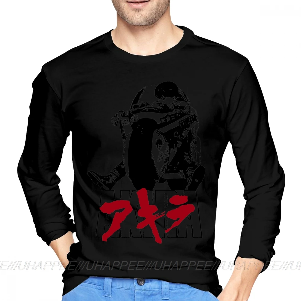 Стильная мужская футболка Akira по низкой цене осенняя удлиненная большого размера