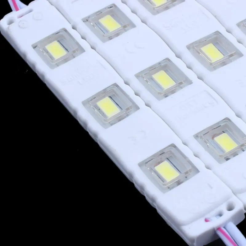 20 шт.-3 светодиодный модуль полосы света SMD 5730 12 в водонепроницаемый рекламный