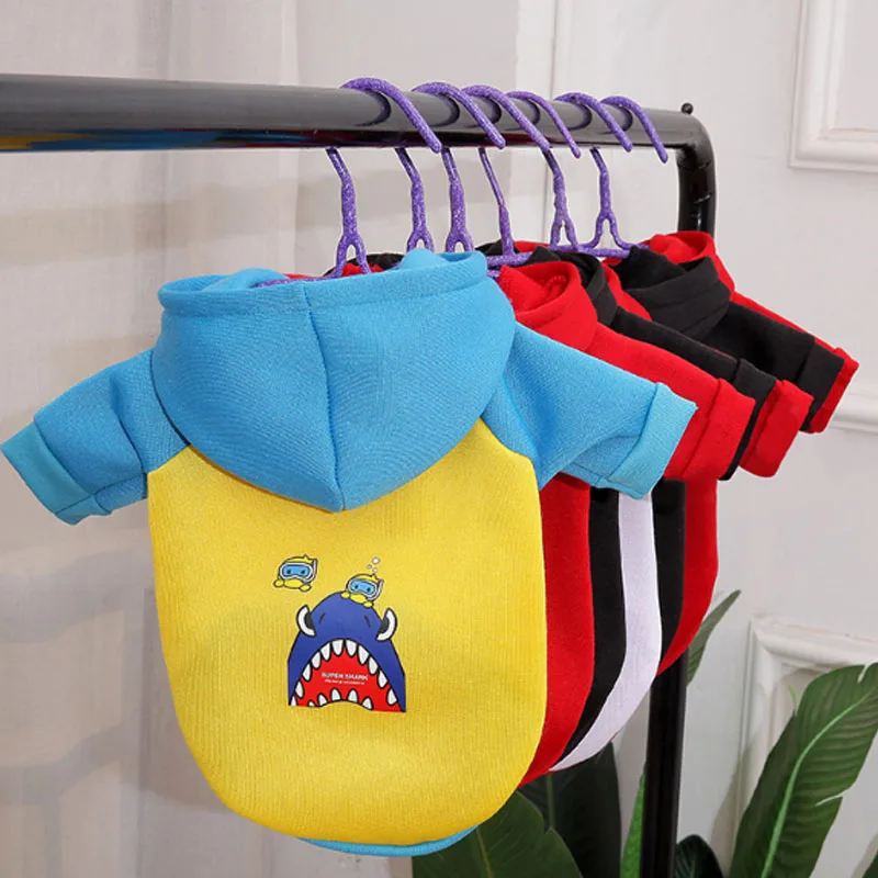 

Pet Dog Hoodies Coat Cartoon Hood Jacket Clothes Puppy Cat Pullover Clothing for Chihuahua Yorkshire Small Large Dogs Cats XS-XL