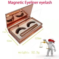 3d magnetic eyelashes mink false lashes make up eyeliner waterproof liquid tweezers set lasting handmade eyelash makeup tools