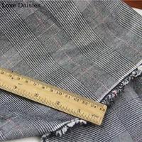 Polyester/Cotton Yarn Dyed Lattice check Houndstooth Good Elastic fabrics for DIY Autumn Fashion Apparel Coat Pants Vest Dress