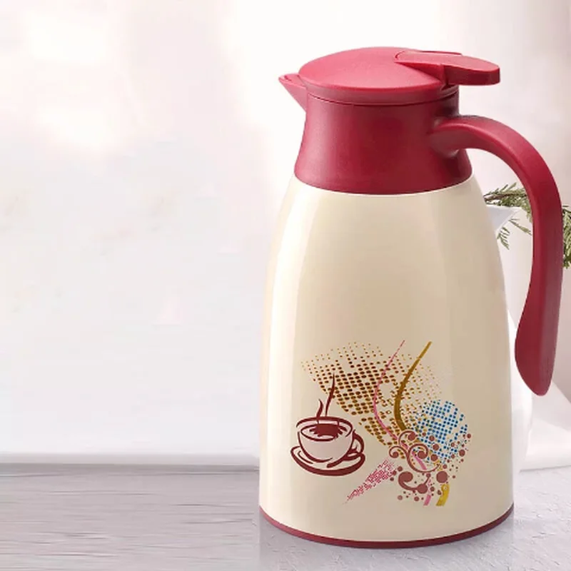 Insulation Pot Household Glass Liner Thermos European Vacuum kettle Small Kettle Insulated Cup Stainless | Дом и сад