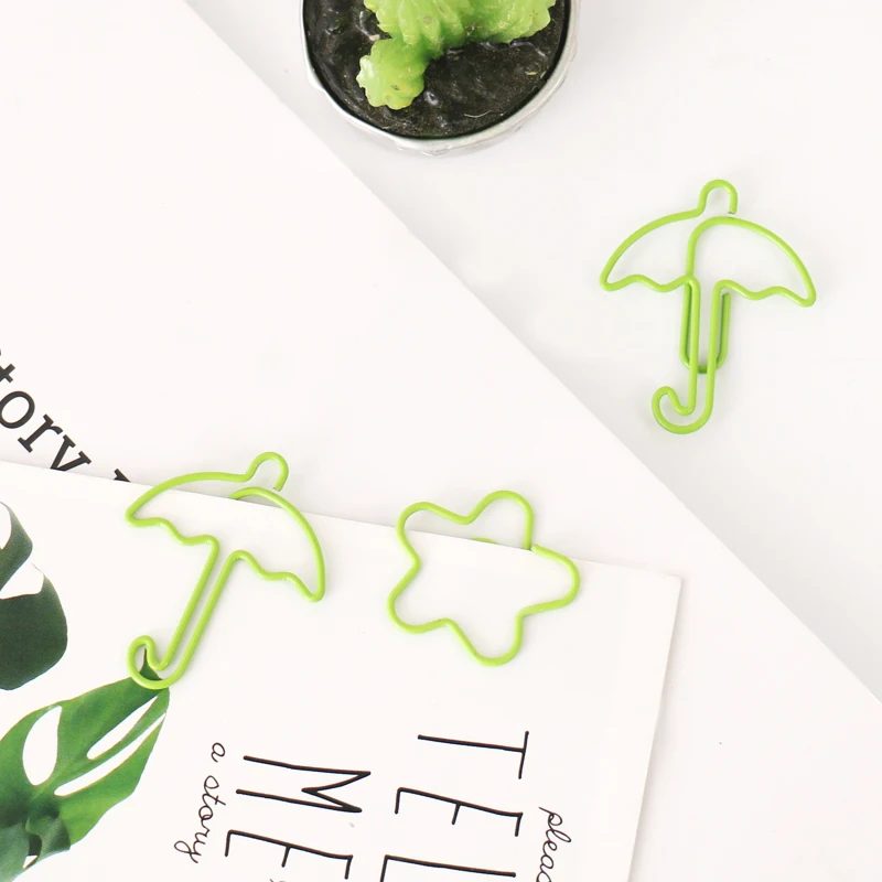 

Umbrella Modeling Paper Clip Decorative Pin Bookmark Paperclip Metal Clip Paper Cute Paper Clips Decorative Office Accessories
