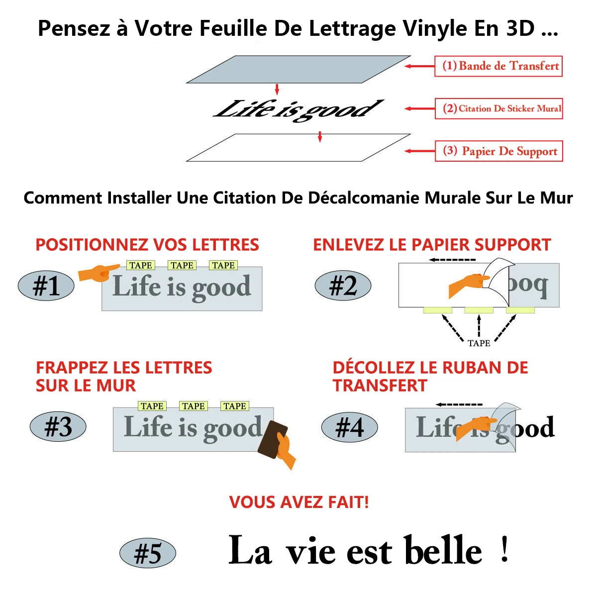 

Kililaya Wall Stickers Muraux Les Regles De La Salle De Jeu DIY Vinyl Decor Decals Mural Boy Girls Kids Bedroom Decoration