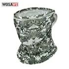 Мужской Камуфляжный зеленый шейный шарф для верховой езды, дышащий Тактический шейный теплый чехол для лица, для рыбалки, велоспорта, MTB велосипеда, бандана