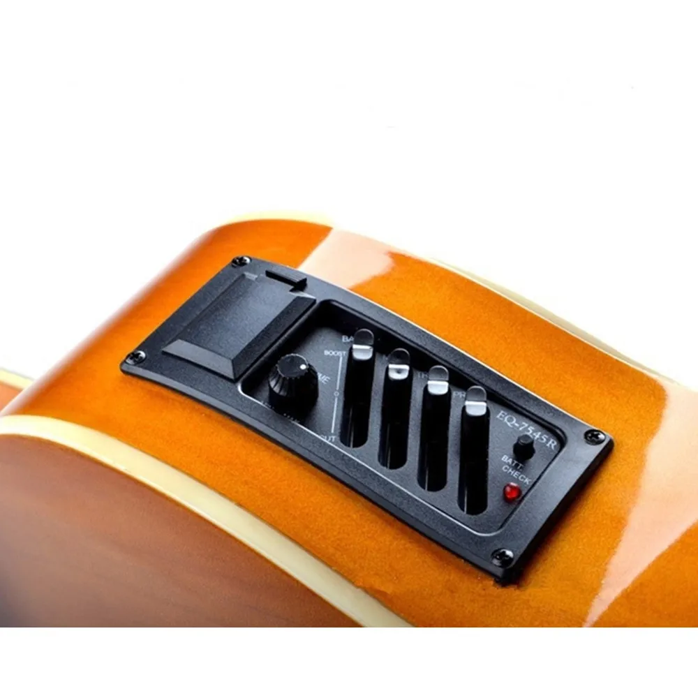 Профессиональный 4 полосным эквалайзером Классическая акустическая гитара