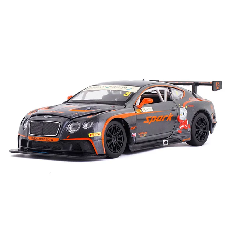 

Metal Simulation 1/24 Bentley Continental GT3 Model Toy Collection Decoration