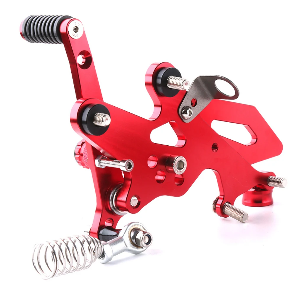 Правая левая подножка мотоцикла CNC Алюминиевые Регулируемые задние наборы для