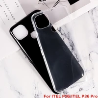 soft black tpu case for itel p36 gel pudding silicone caso protective phone back cover for itel p36 pro coque itel vision 1 etui